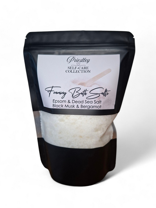 Black Musk & Bergamot - Foaming Bath Salts