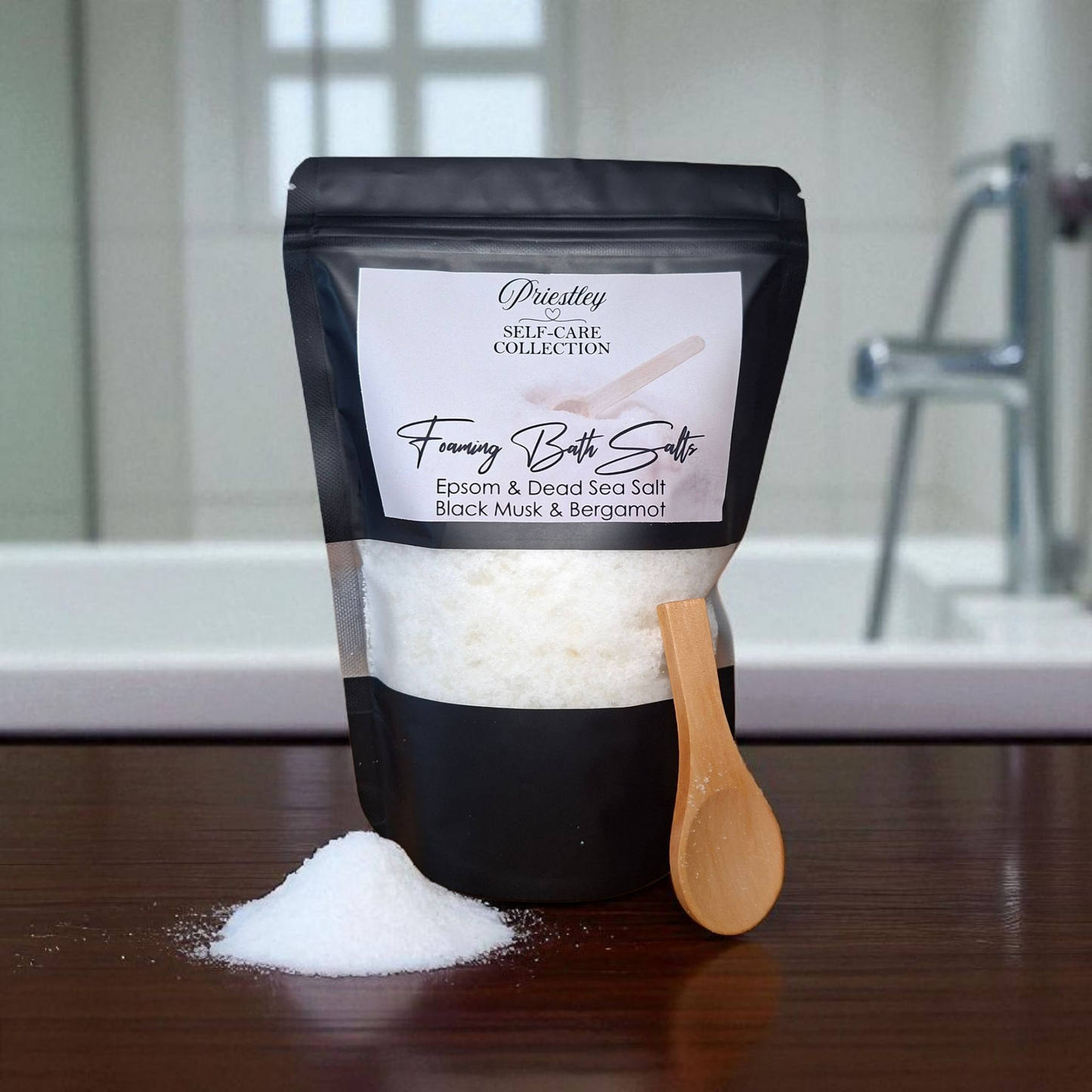 Black Musk & Bergamot - Foaming Bath Salts