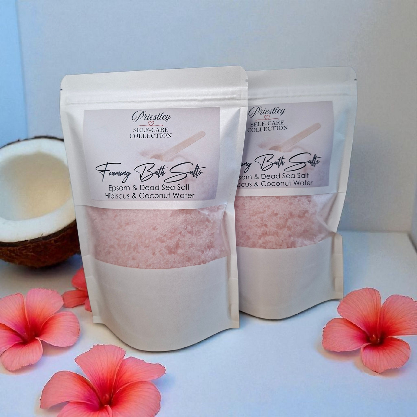 Hibiscus & Coconut Water - Foaming Bath Salts