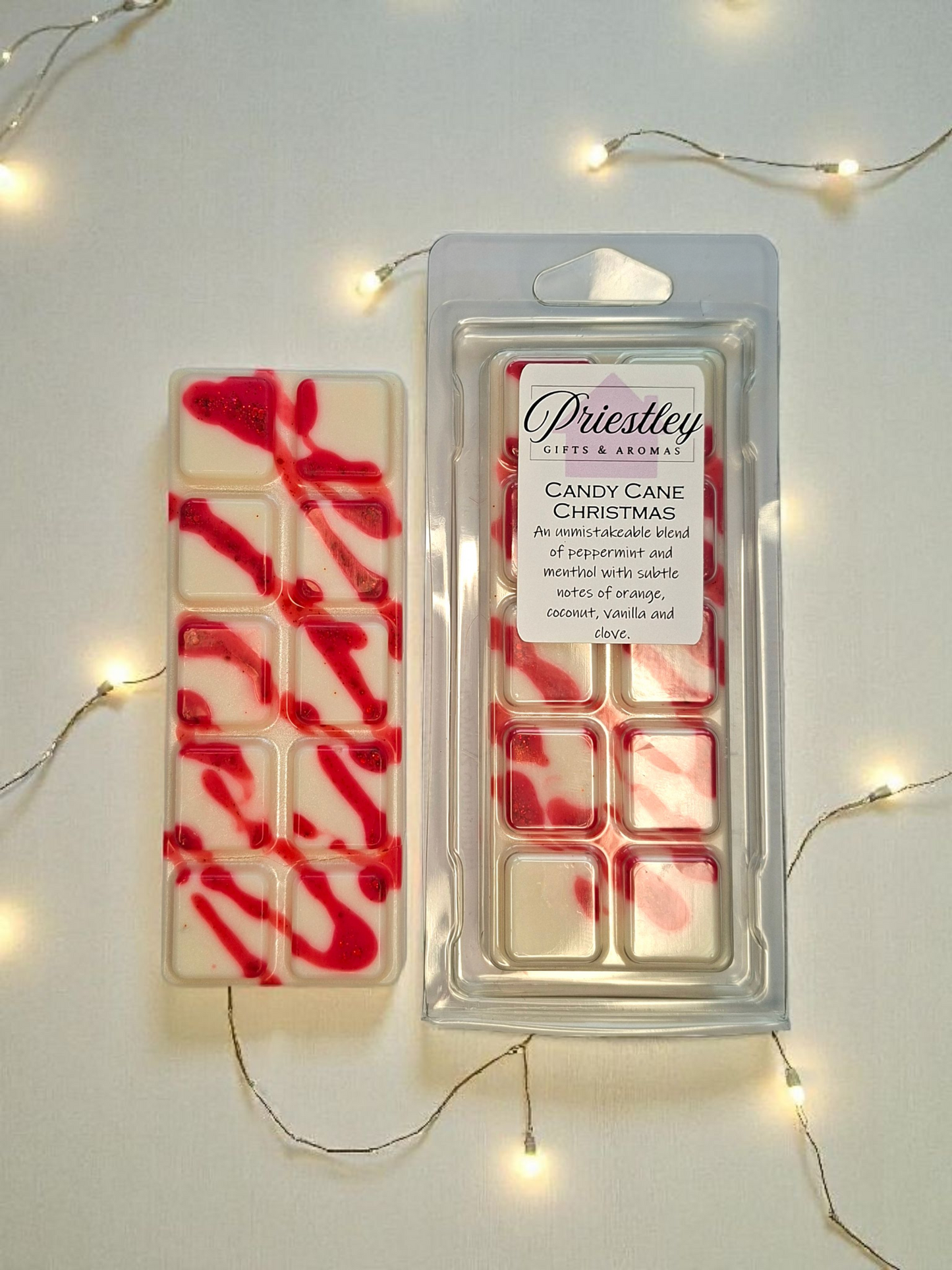 Candy Cane Christmas wax melt