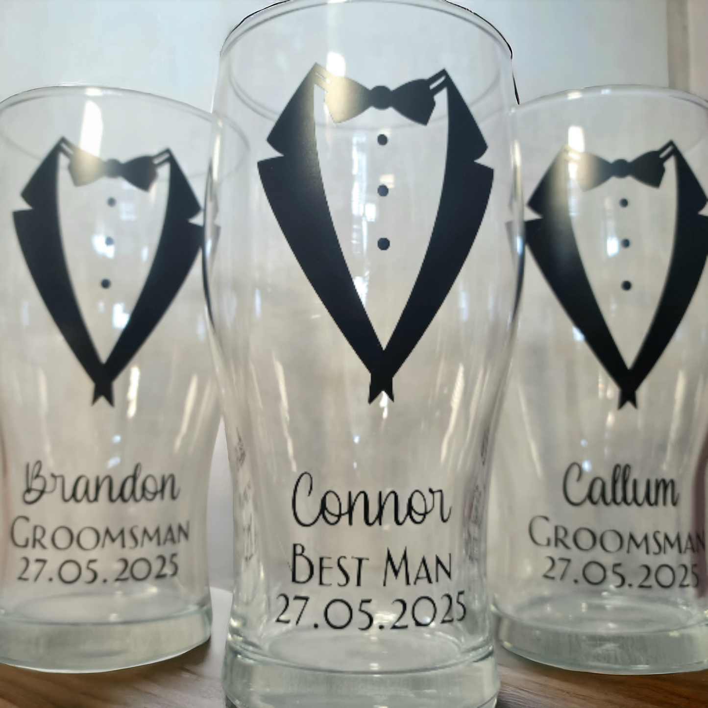 Groom's Pint Glass