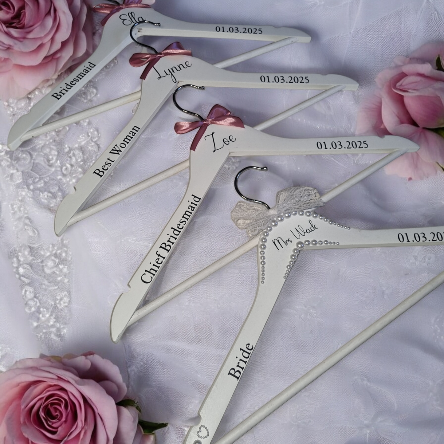 Personalised dress hanger