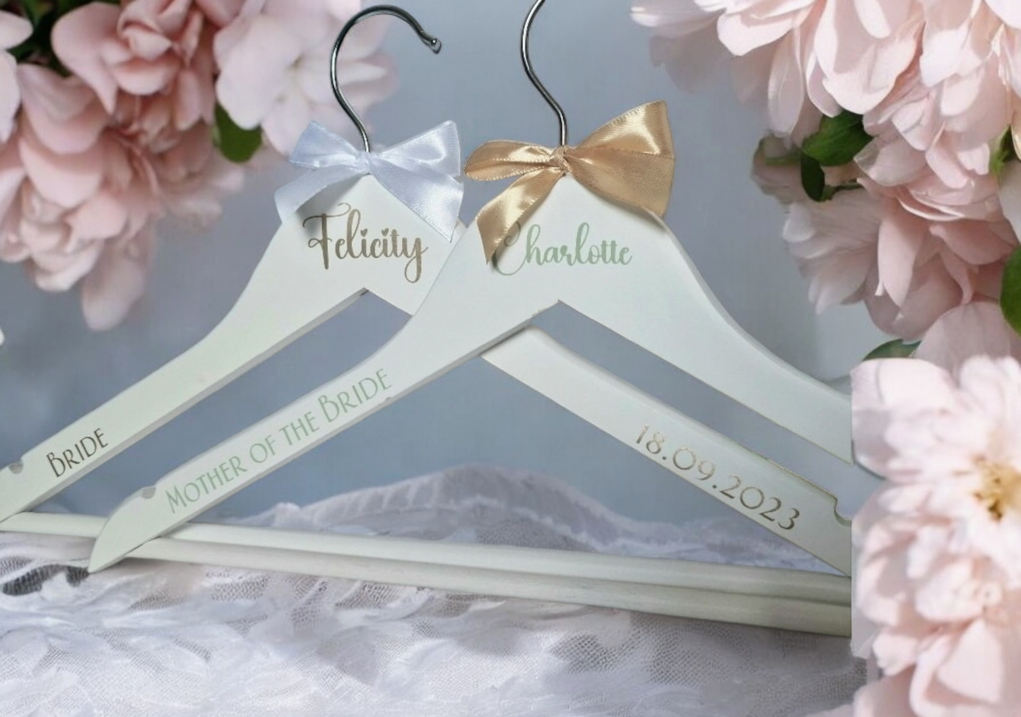 Personalised dress hanger