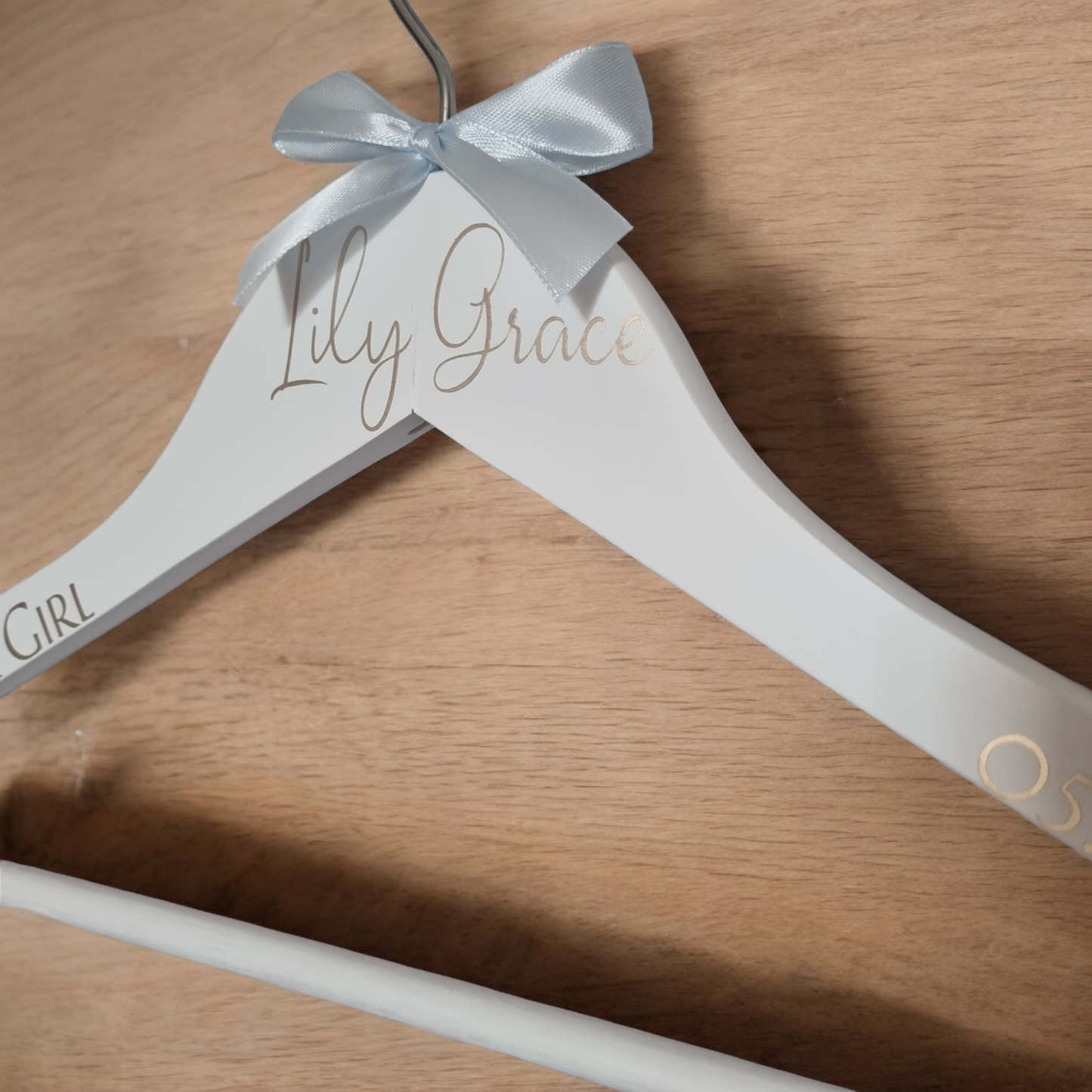 Personalised dress hanger