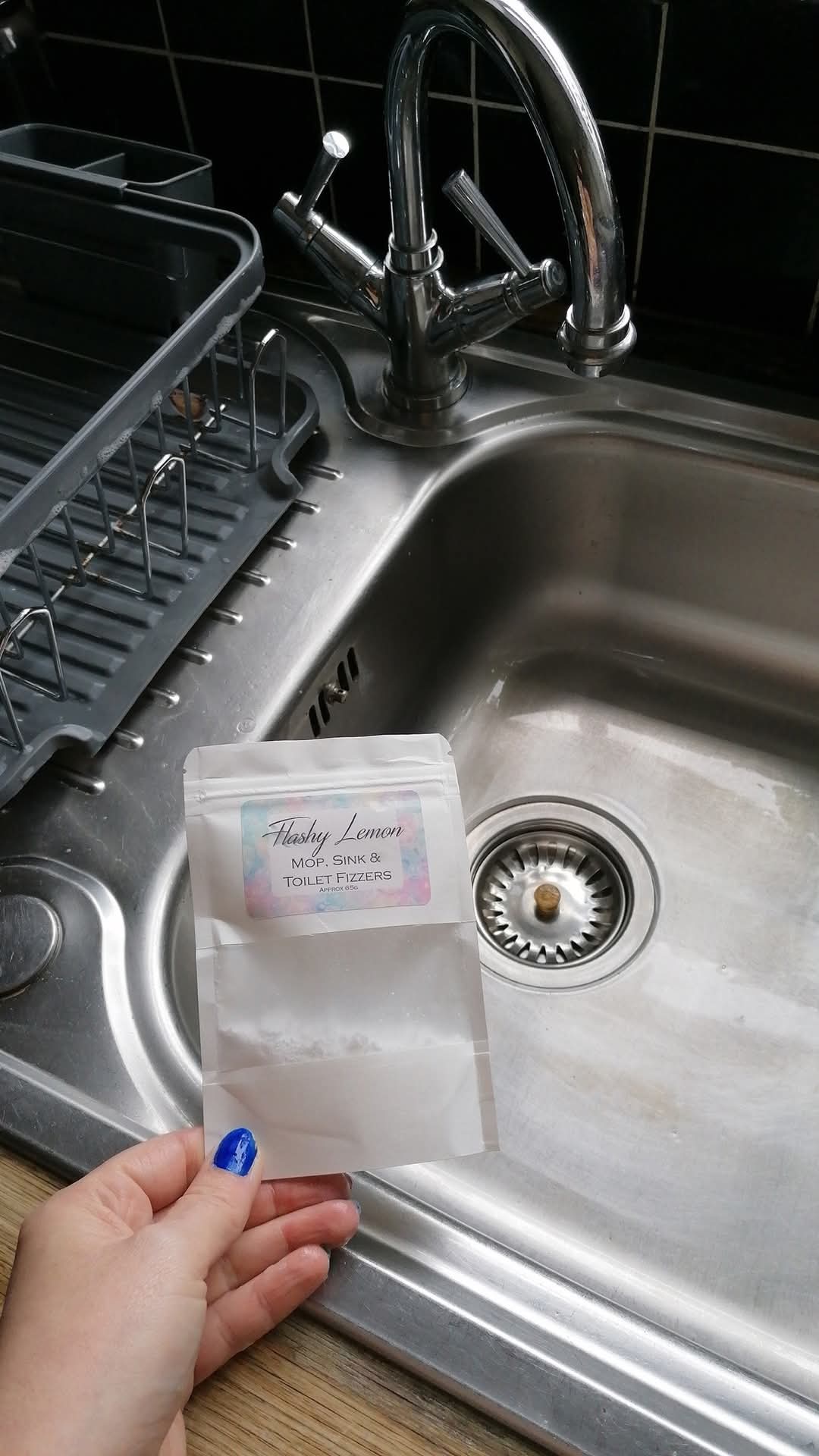 Mop, Sink & Toilet Fizz - Flashy Lemon (300g)