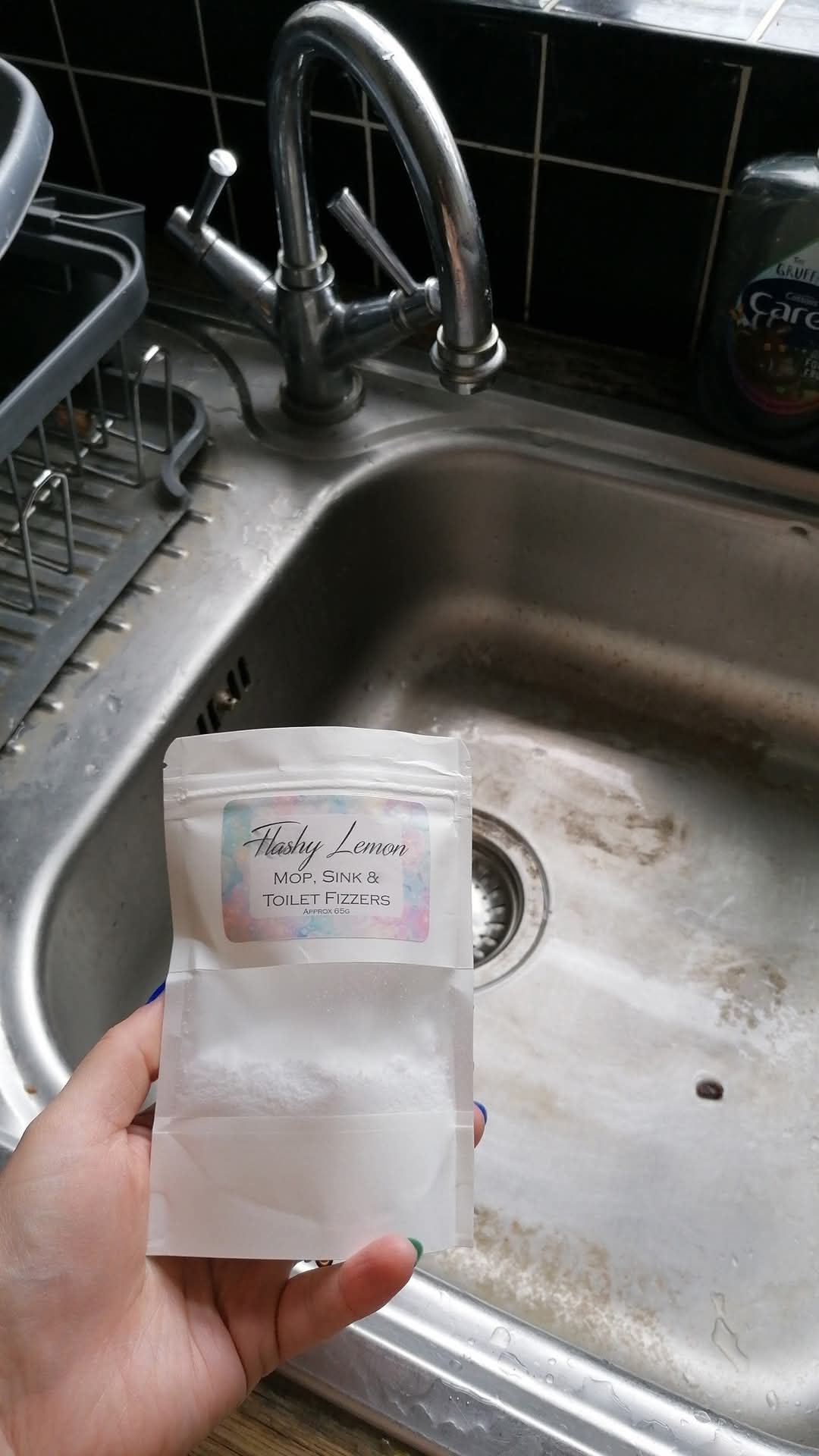 Mop, Sink & Toilet Fizz - Flashy Lemon (300g)