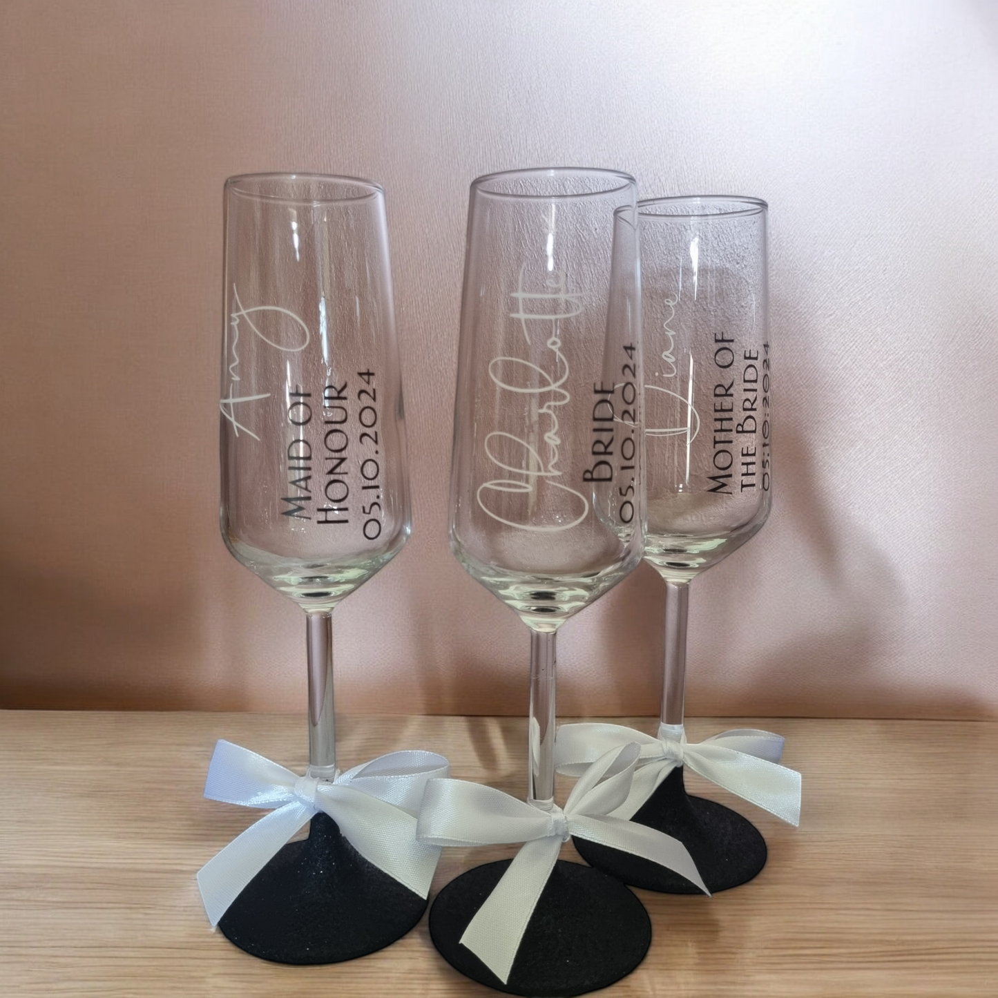 Personalised Champagne Flutes