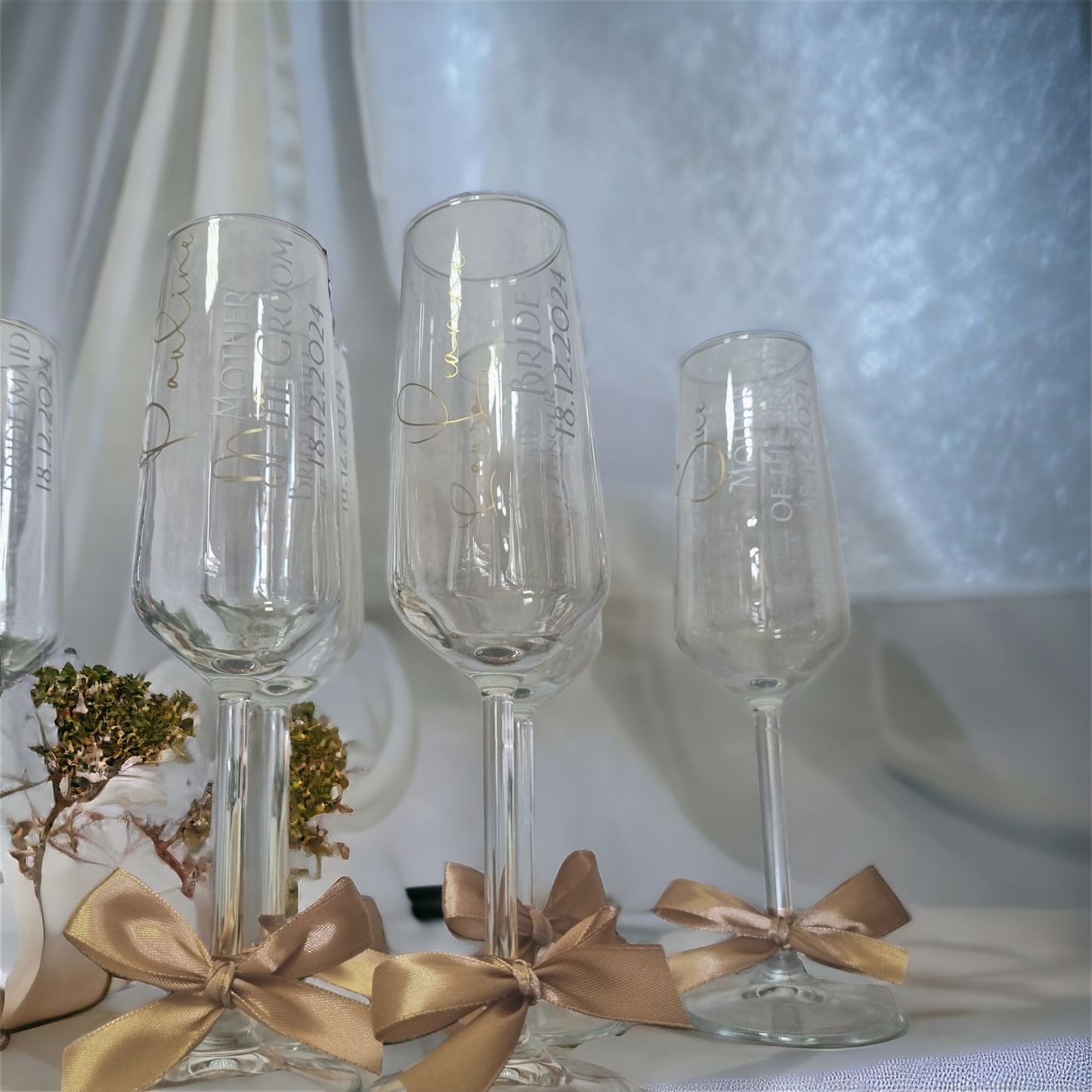 Personalised Champagne Flutes